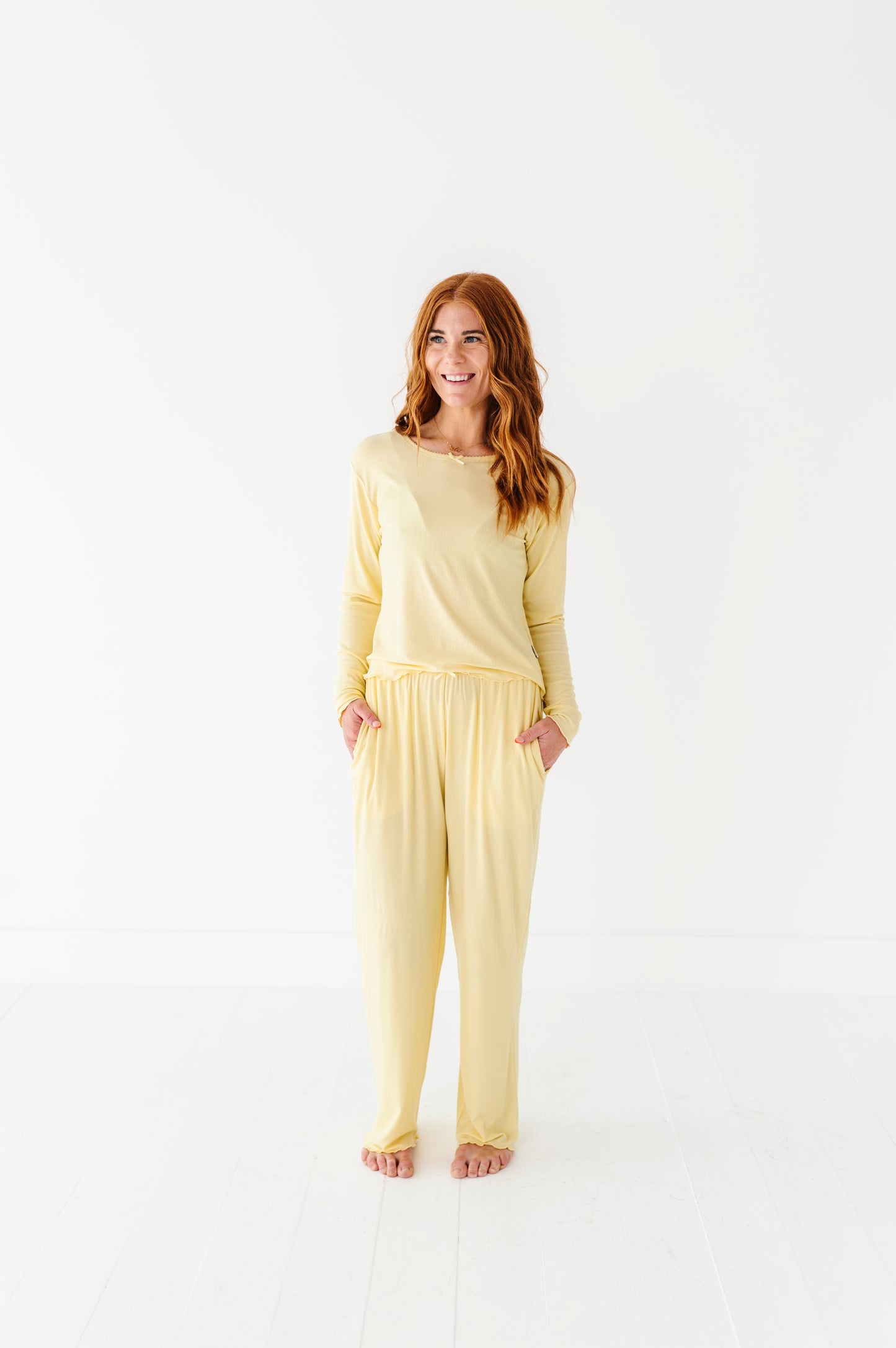 Lemon Drop Ribbed Adult Set