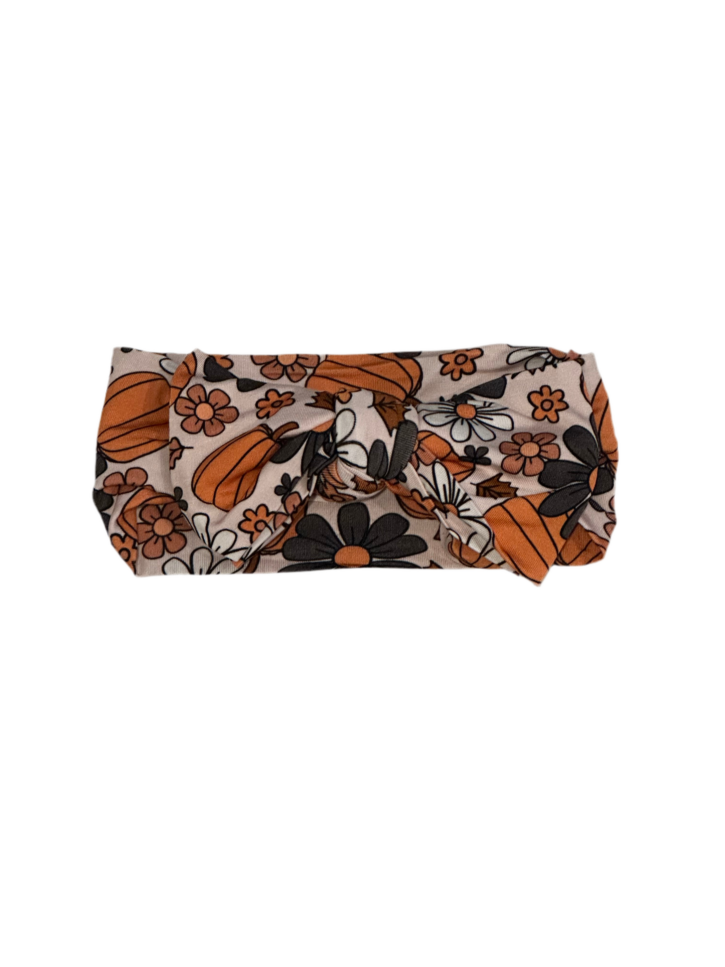 Harvest Blooms Top Knot Bow