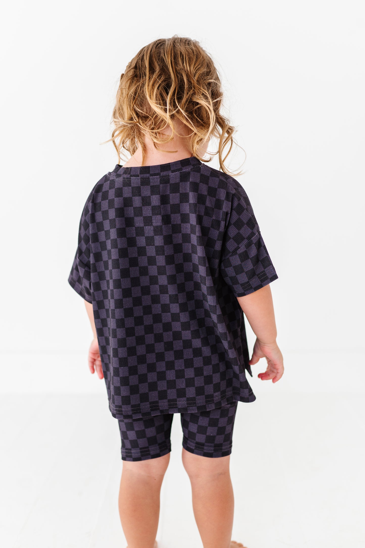 Harlan Check Ribbed Biker Play Set