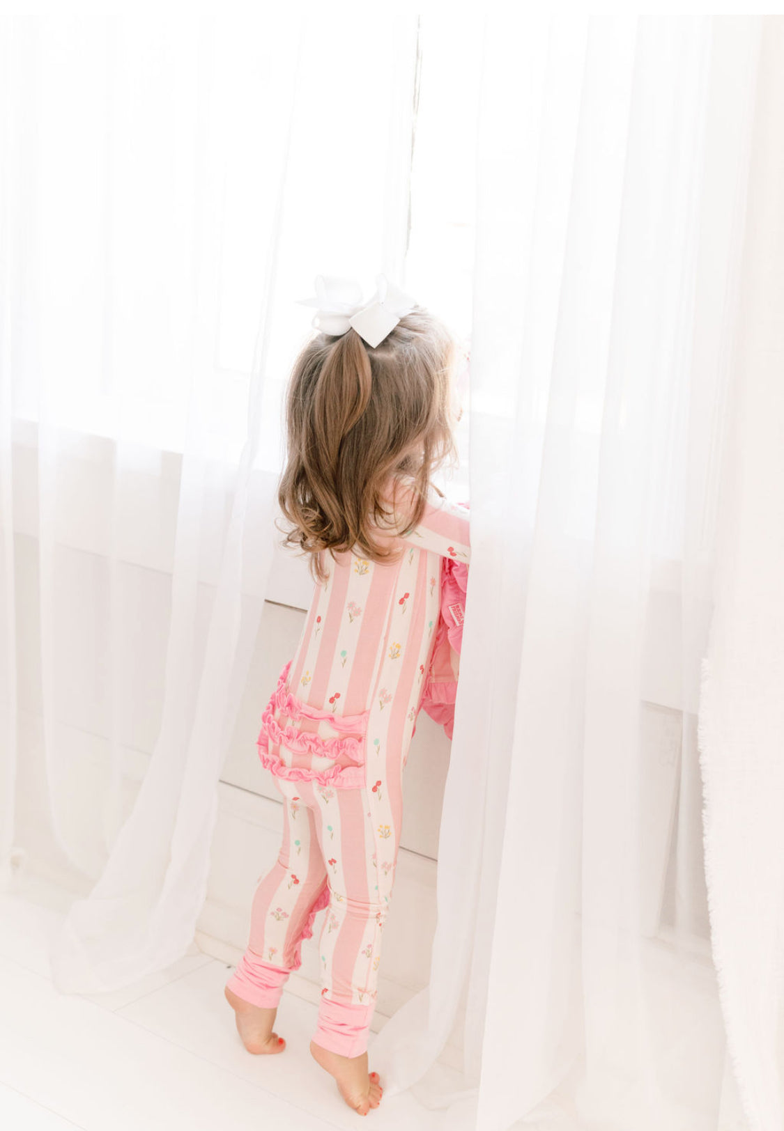 Nora Stripes Ruffle Zippy