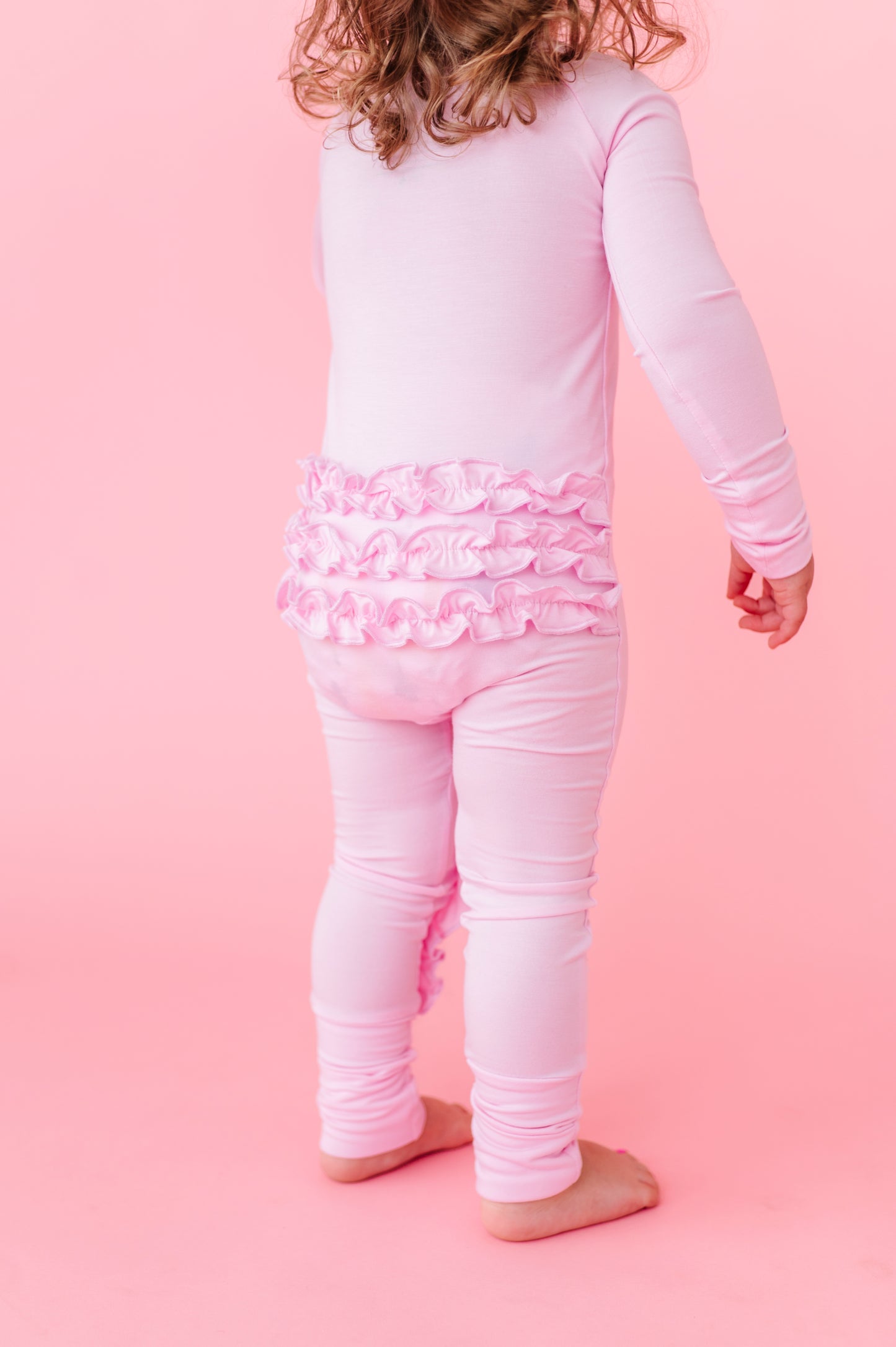 Baby Pink Ruffle Zippy