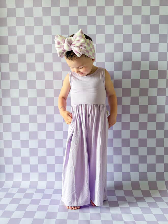 Lilac Tank Wide Leg Romper