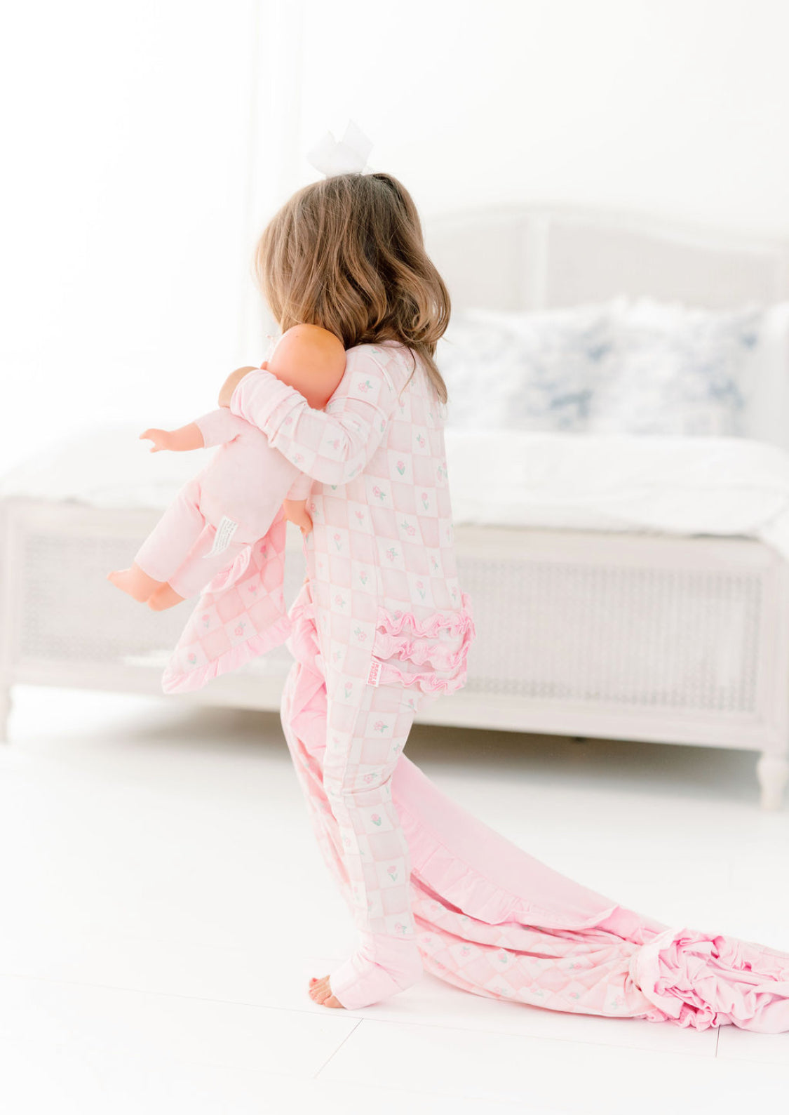 Georgia Checkerboard Ruffle Zippy