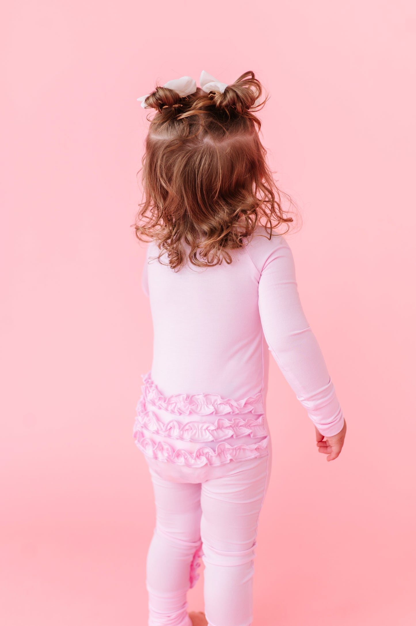 Baby Pink Ruffle Zippy