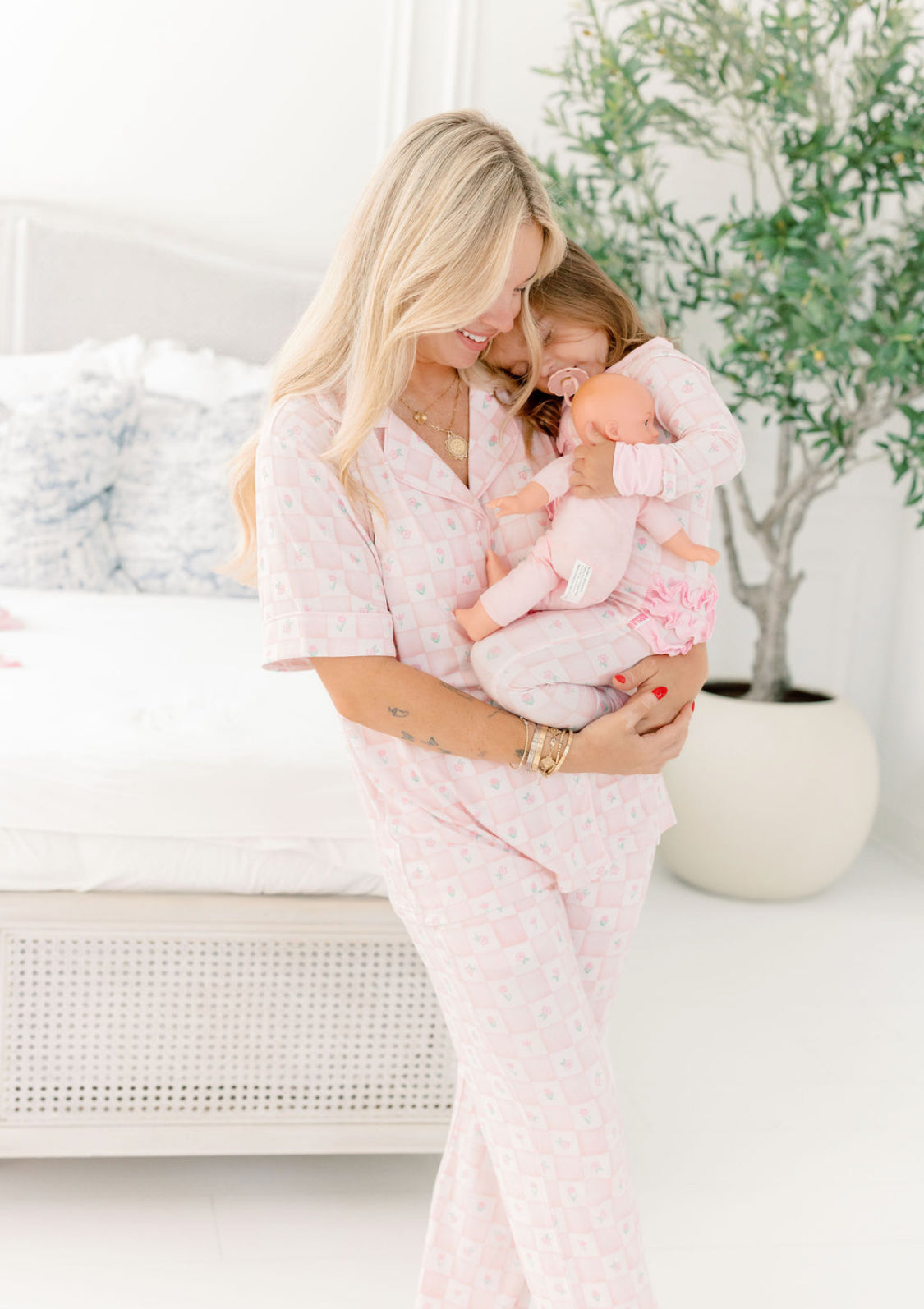 Georgia Checkerboard Ruffle Zippy