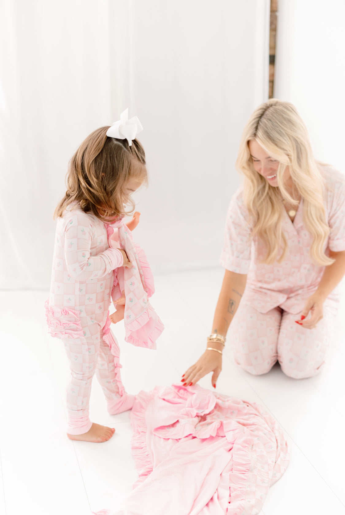 Georgia Checkerboard Ruffle Zippy