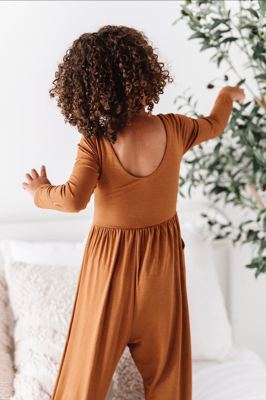 Cinnamon Neutrals Wide Leg Romper