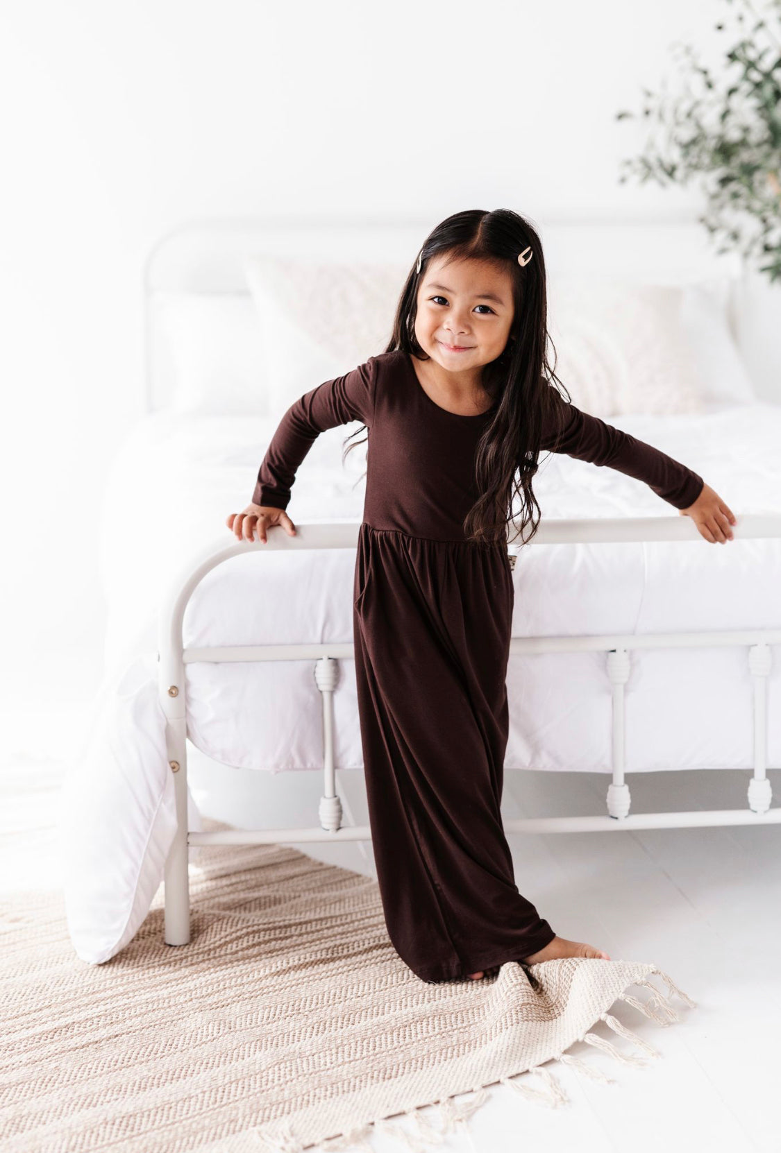 Espresso Neutrals Wide Leg Romper