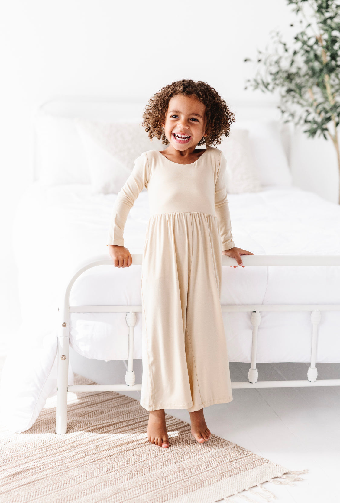 Oat Neutrals Wide Leg Romper