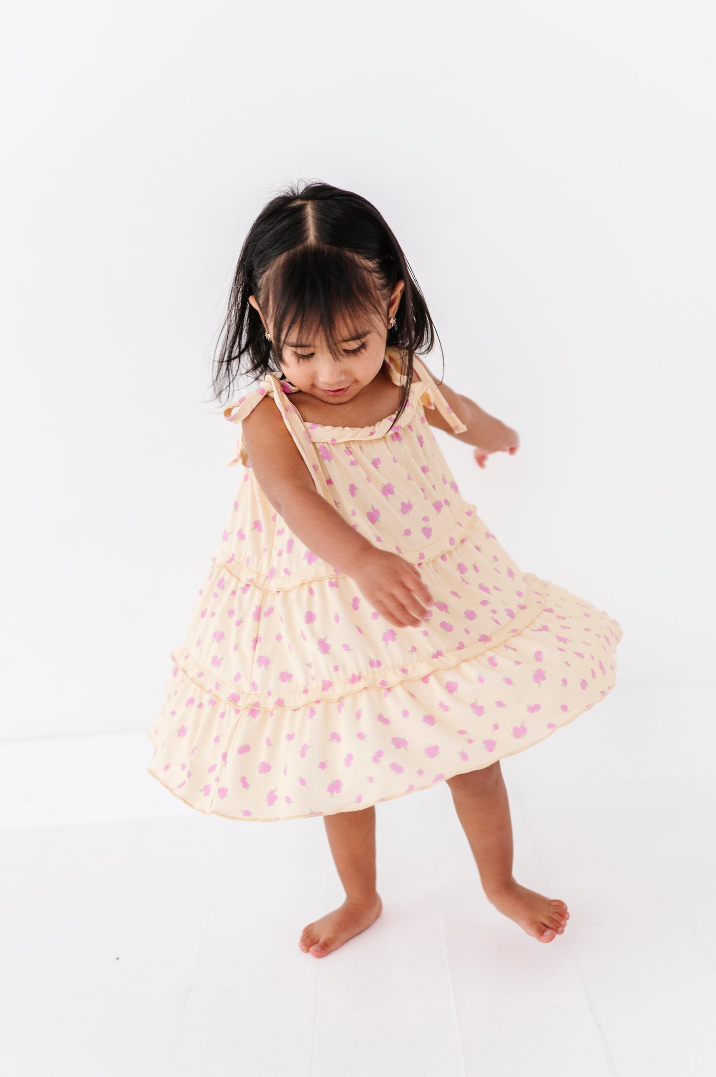 Buttercream Blossoms Tiered Dress