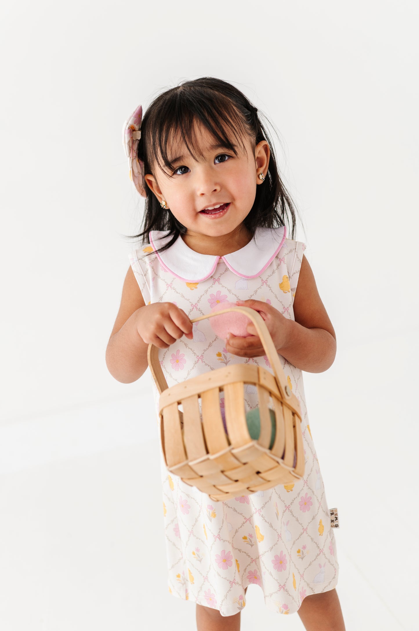 Heirloom Easter Mini Clip Bow