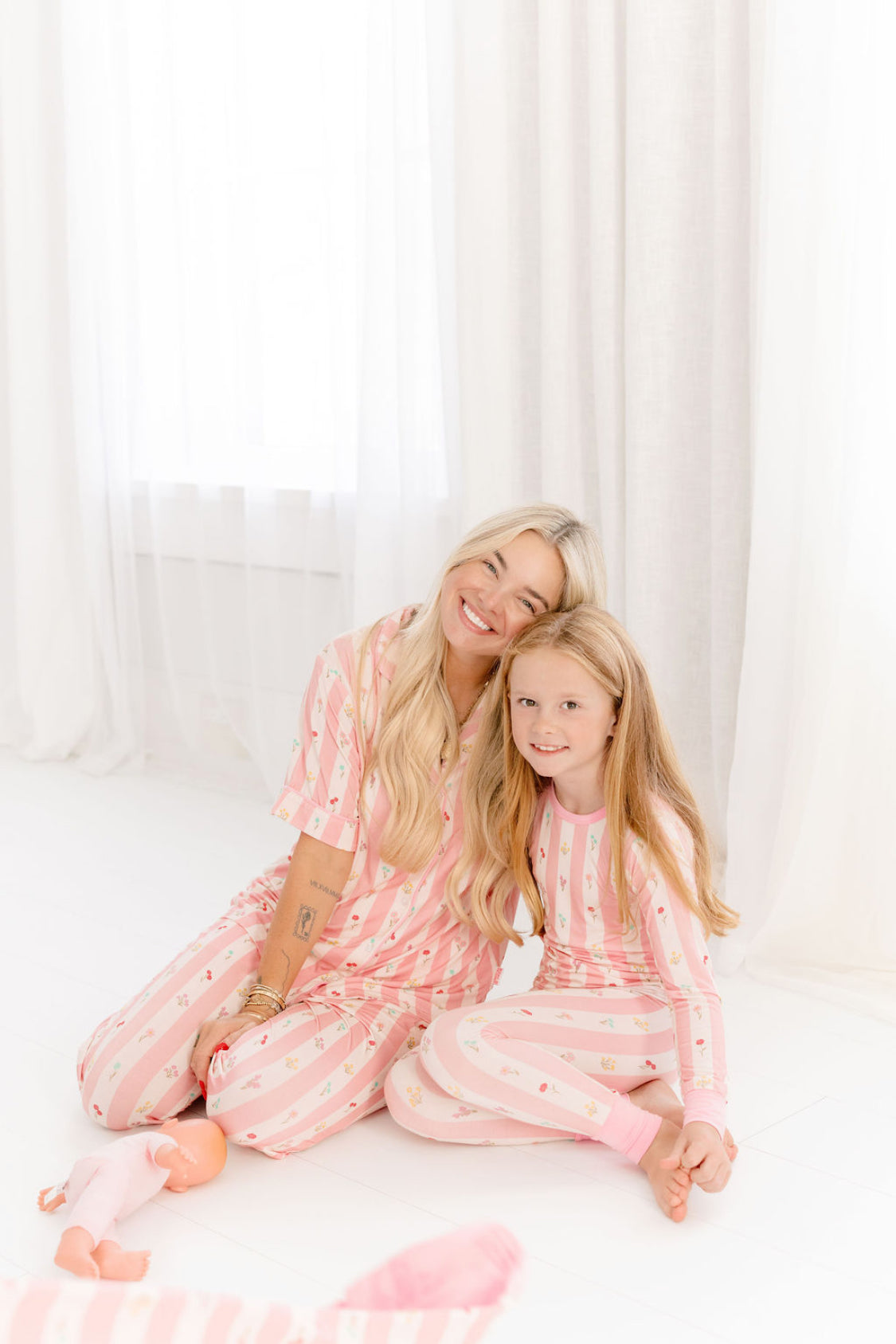 Nora Stripes Woman’s Button Up Set