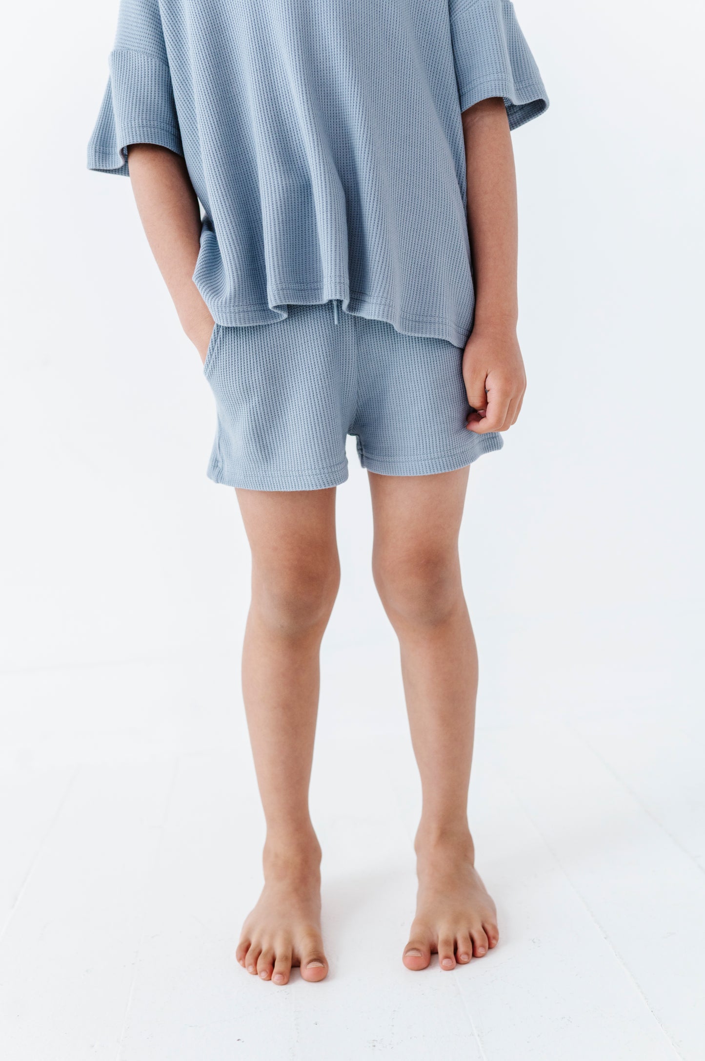 Harbor Drawstring Waffle Knit Set