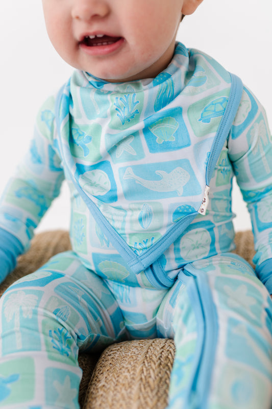 Blue Lagoon Bandana Bib