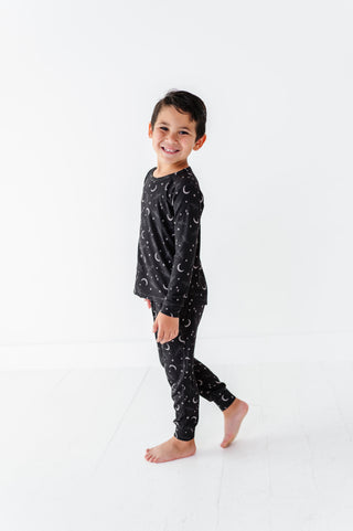 Night Sky Ribbed Long Sleeve Jogger Set(EST SHIP TIME 1-2 WEEKS)