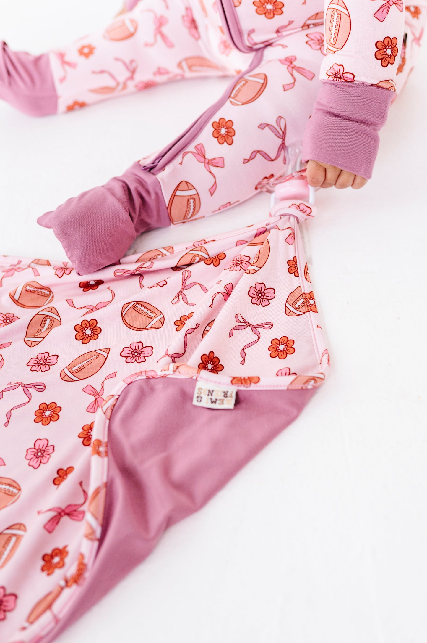 Friday Night Florals Paci Lovey (EST SHIP TIME 3-4 WEEKS)