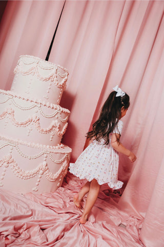 Birthday Girl Short Sleeve Ruffle Dress