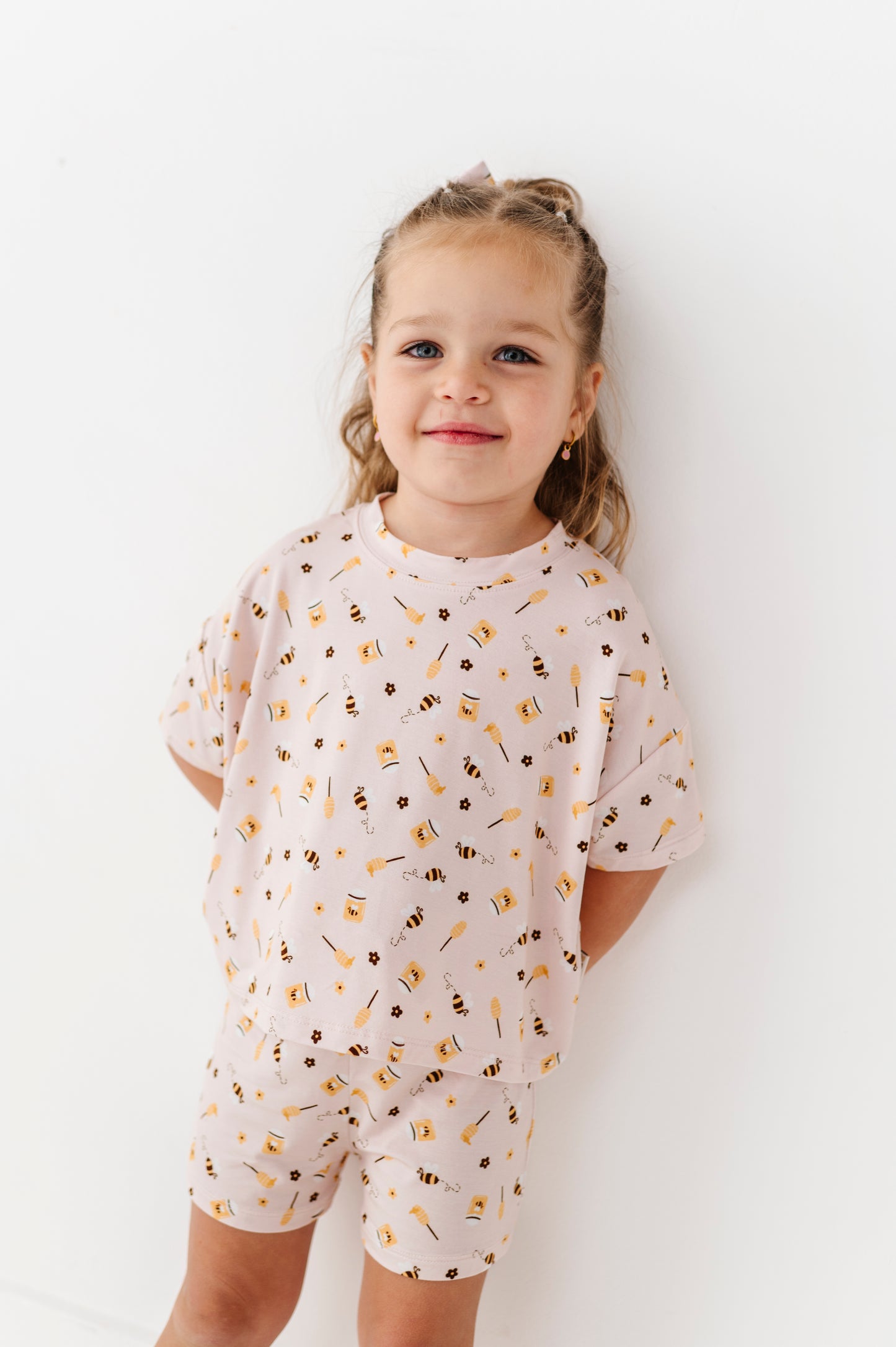 Local Honey Drawstring Short Set