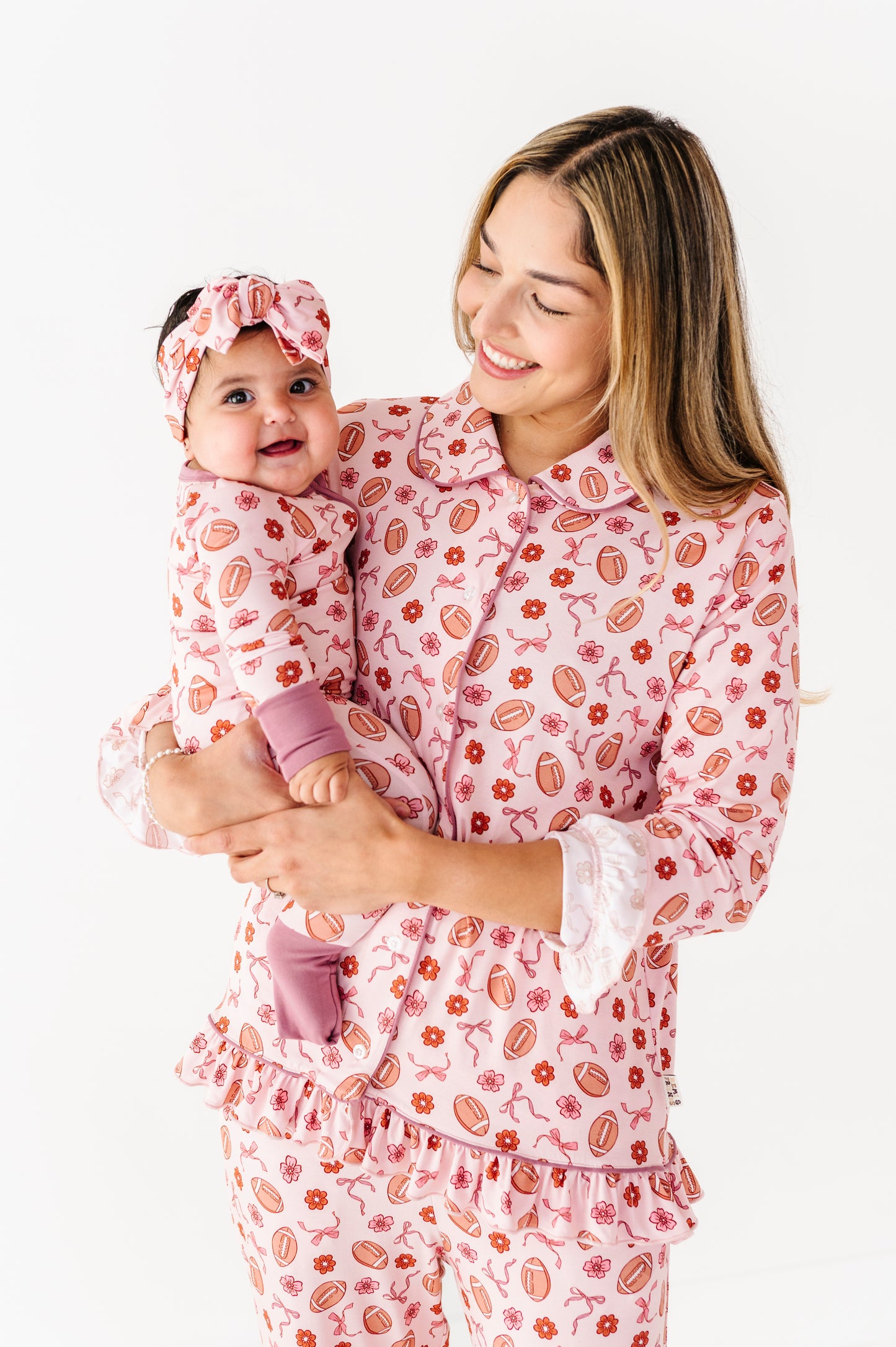 Friday Night Florals Ruffle Adult Button Up Set (EST SHIP TIME 3-4 WEEKS)