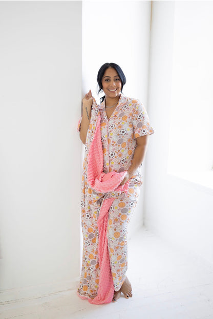 Game Winning Dreams Minky Dot Blanket