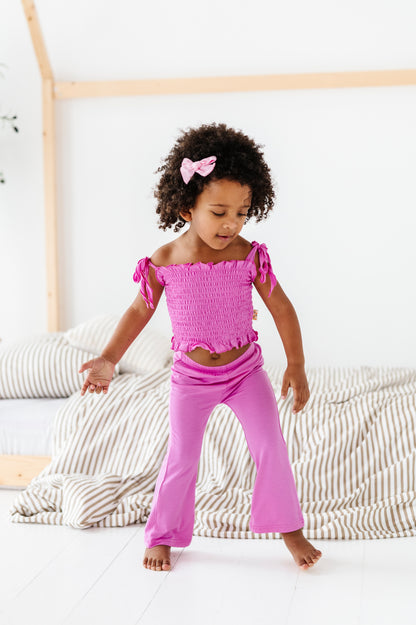 Tickled Pink Smocked Tank Set