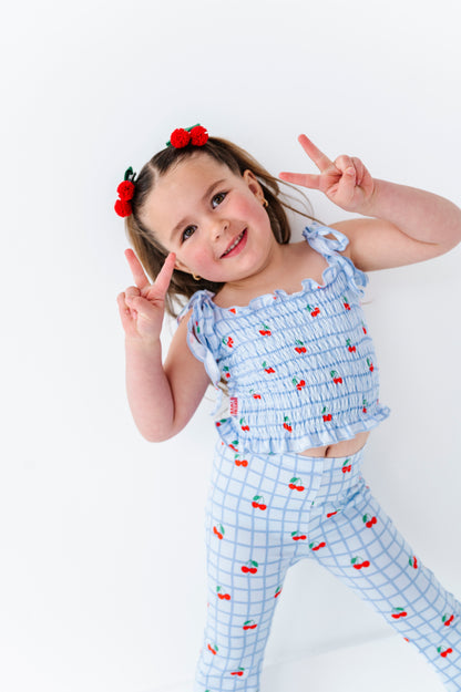 Cherry Pop Picnic Smocked Set
