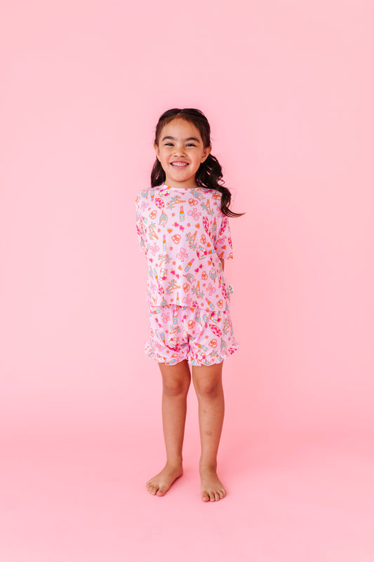 Malibu Remi Ruffle Short Set