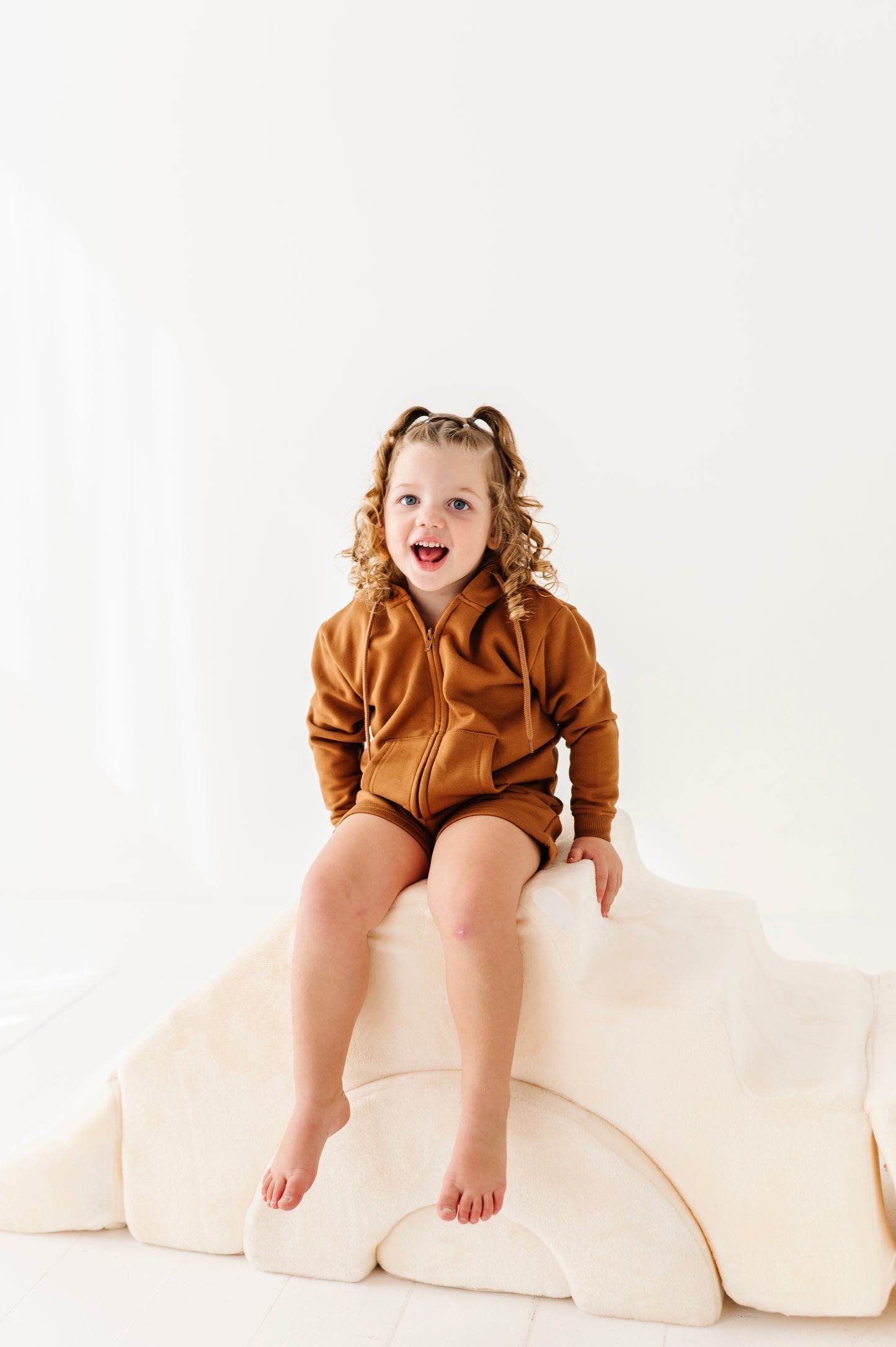 Cinnamon Zip-Up Hoodie