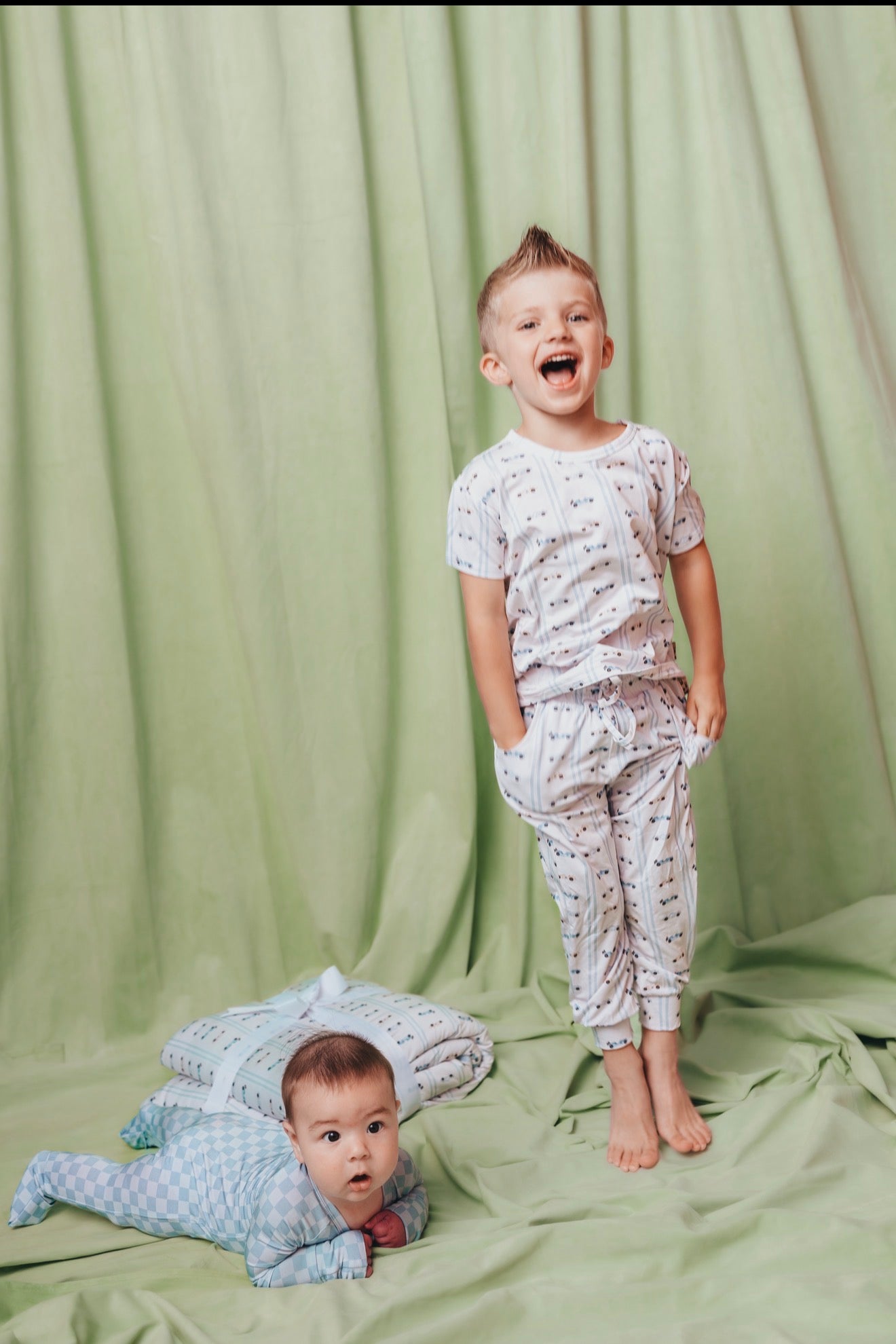 Speedway Stipe Kids Jogger Set