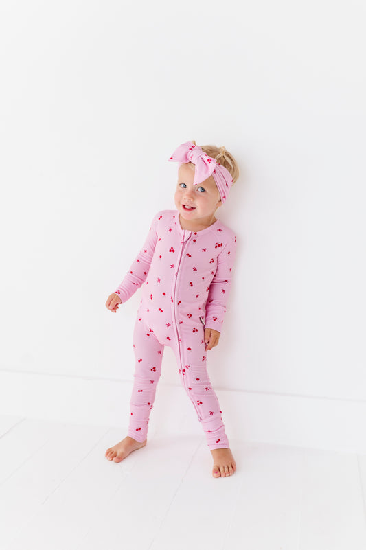 Posy Petals Ribbed Zippy