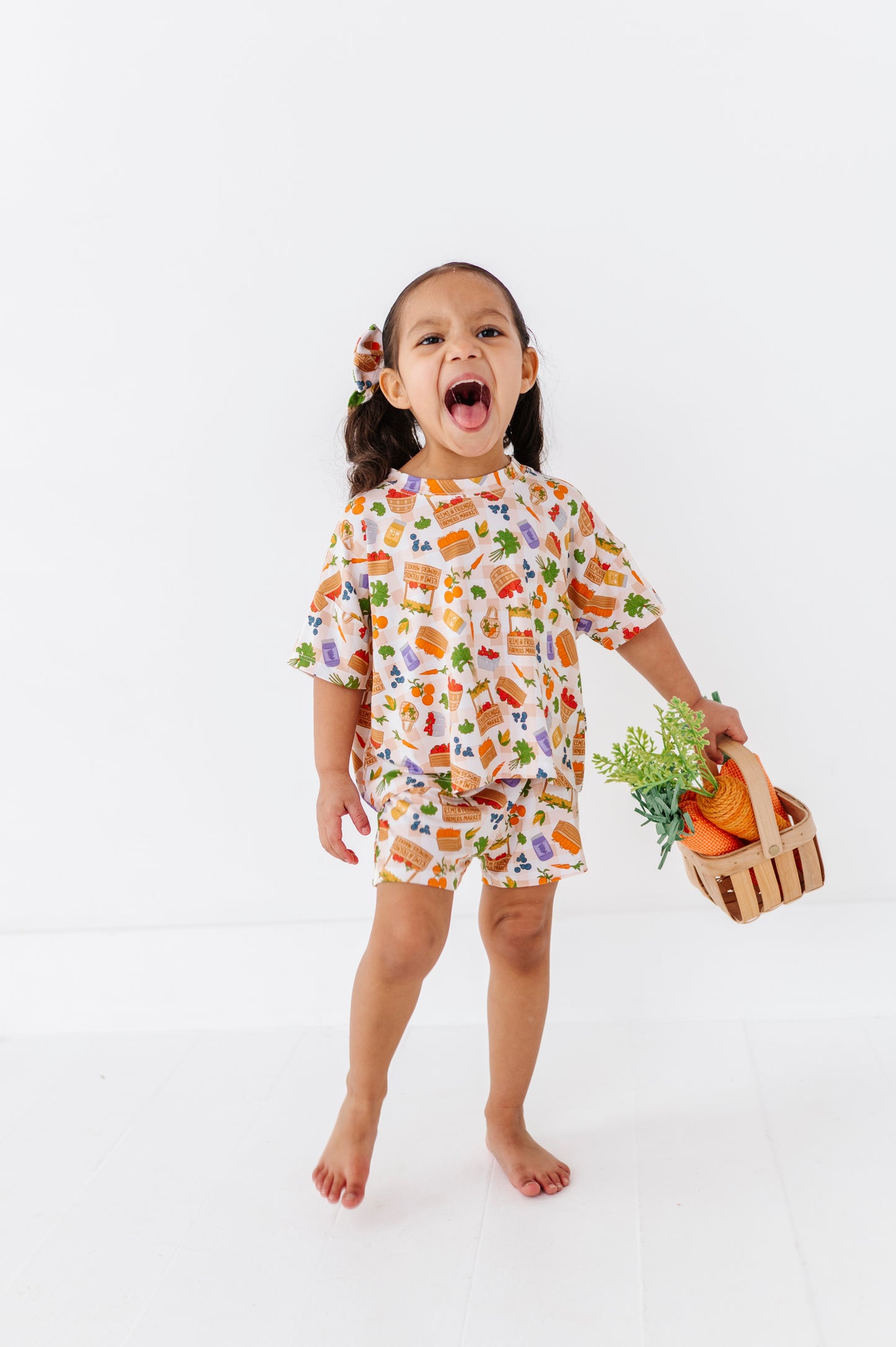 Farmers Market Drawstring Short Set
