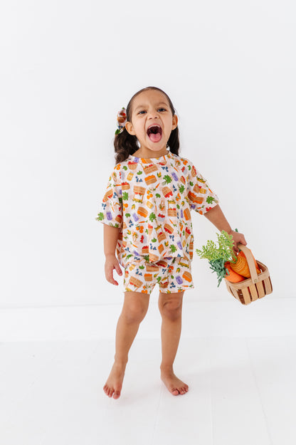 Farmers Market Drawstring Short Set