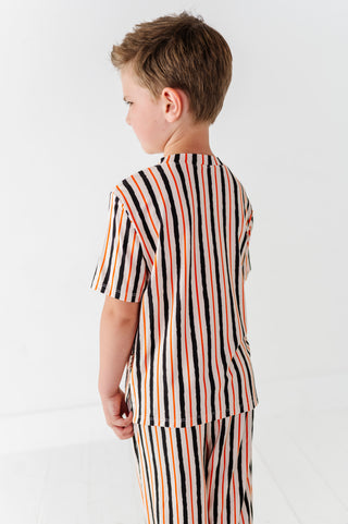 Waverly Stripe Drawstring Pant Set (EST SHIP TIME 1-2 WEEKS)