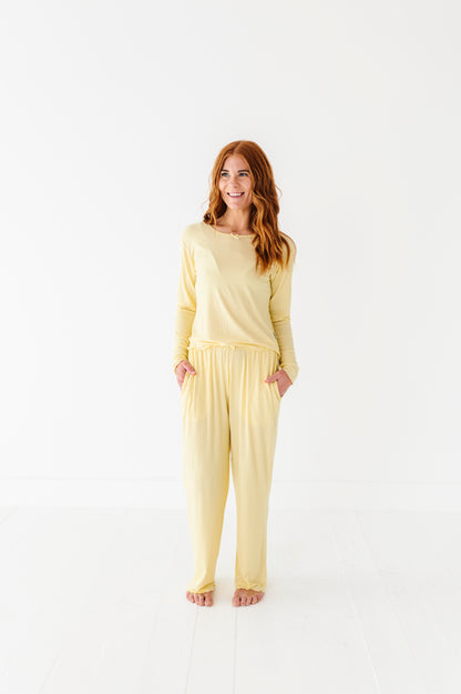Lemon Drop Ribbed Adult Set