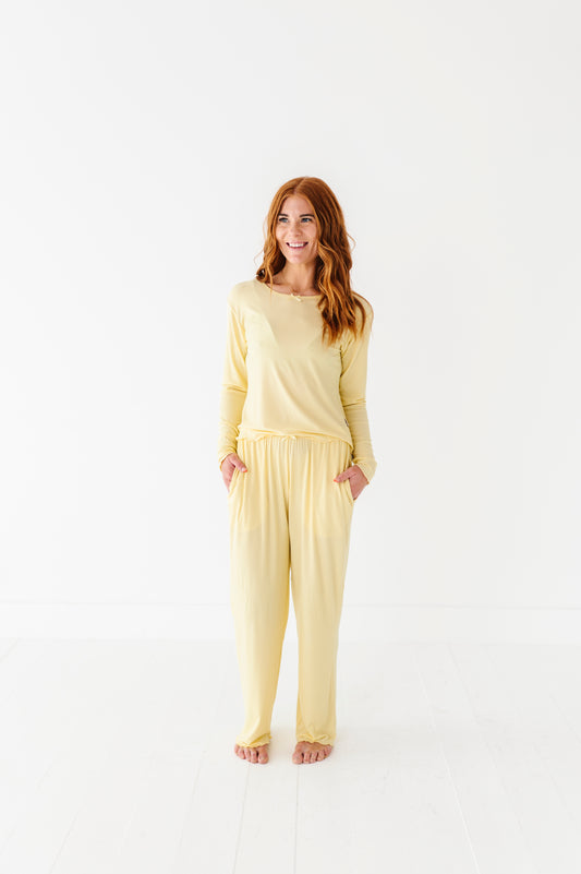 Lemon Drop Ribbed Adult Set