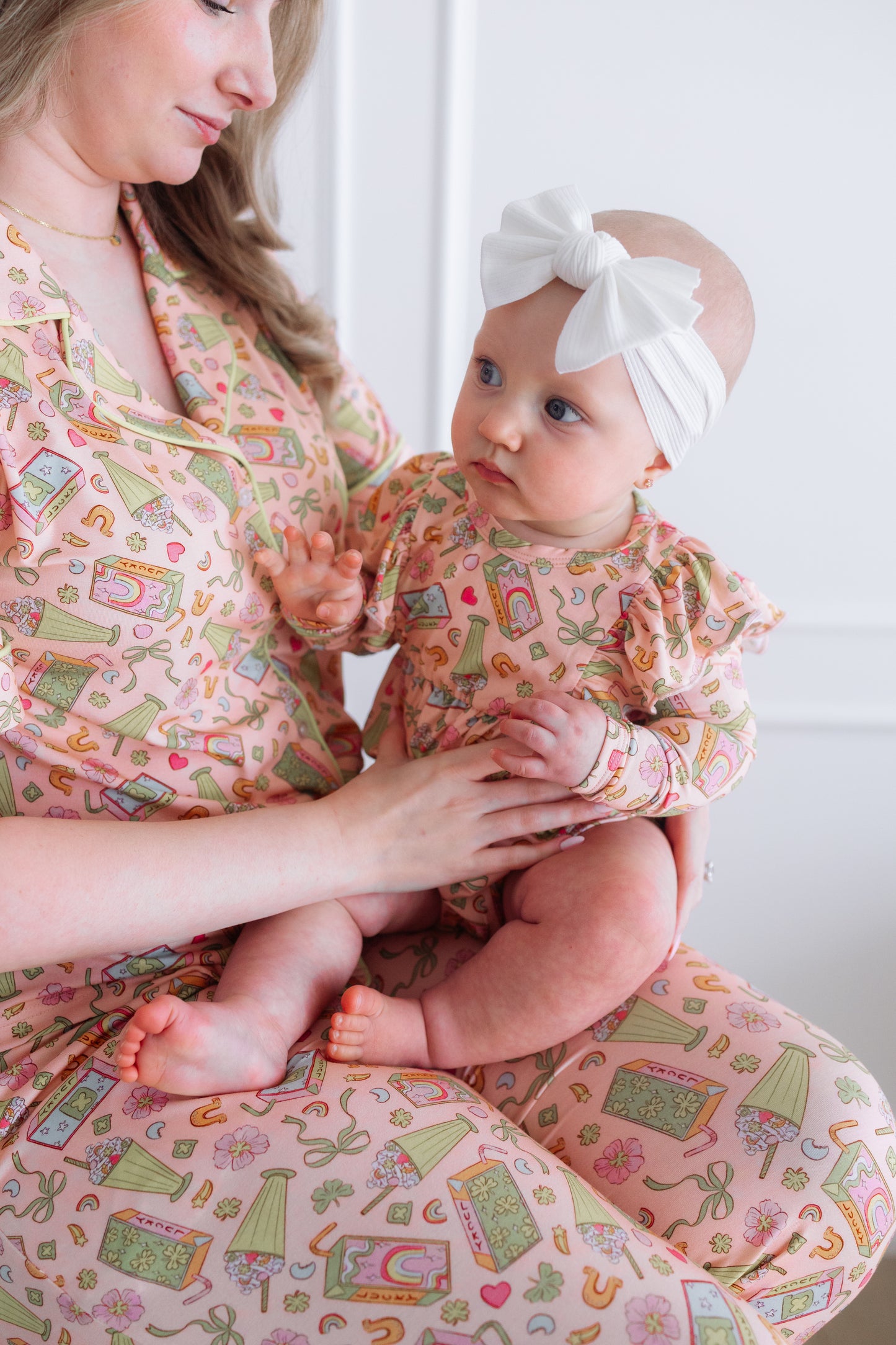 Shamrock Shakes Long Sleeve Ruffle Bubble