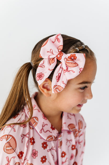 Friday Night Florals Mini Clip Bow(EST SHIP TIME 3-4 WEEKS)