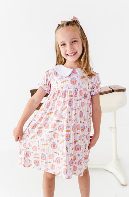 First Bell Blooms Collared Dress