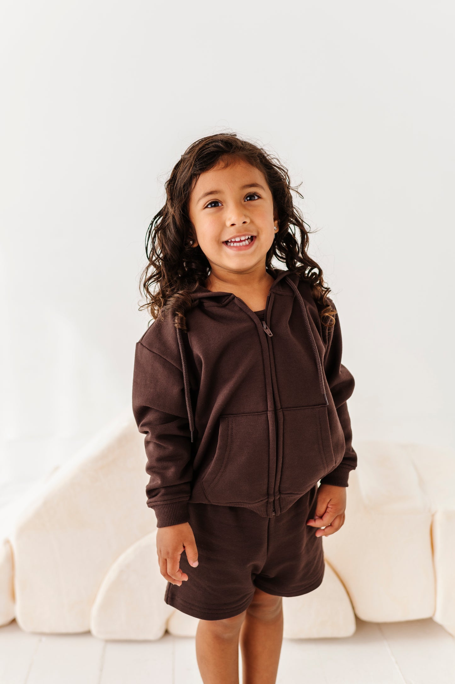 Espresso Zip-Up Hoodie