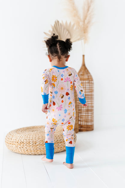 May Flowers Long Zippy Romper