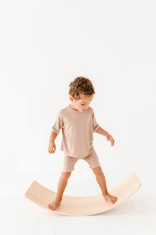 Sand Relaxed Short Set