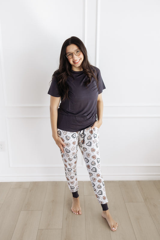 Love Is Sweet Adult Jogger Set