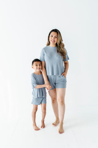 Harbor Adult Drawstring Waffle Knit Set