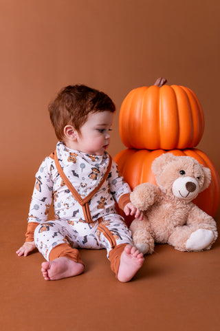 Boo Bear Bash  Bandana Bib (EST SHIP TIME 1-2 WEEK)