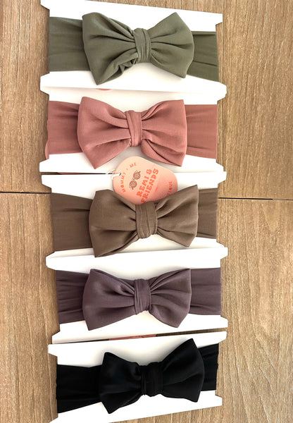 Earth Tones Bows