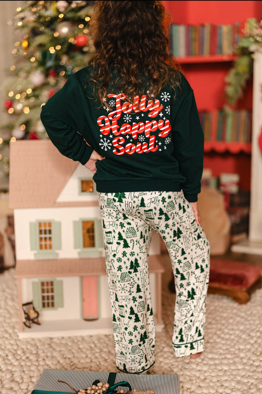 Jolly Happy Soul Kids Crewneck Sweatshirt