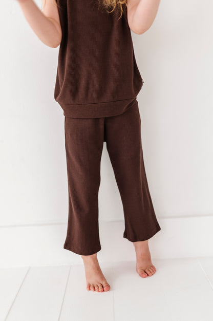 Solid Waffle Knit Set