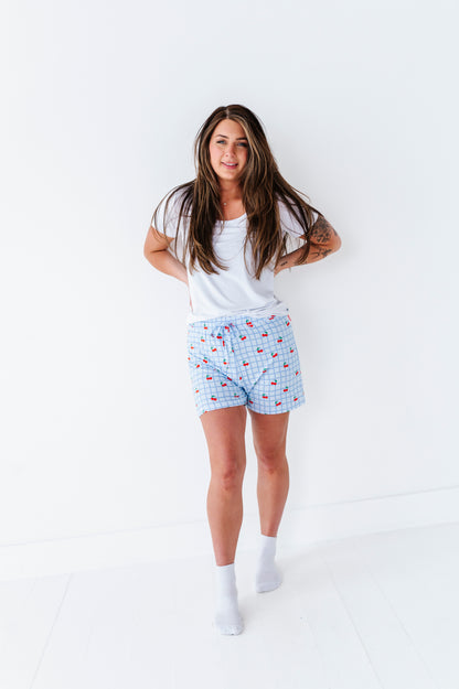Cherry Pop Picnic Adult Drawstring Short
