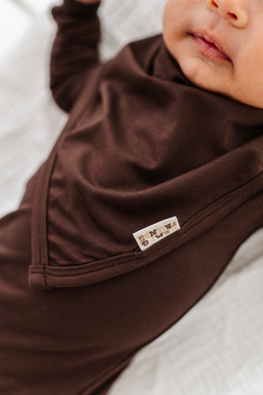 Espresso Bandana Bib