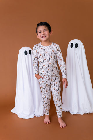 Scalloped Spells Long Sleeve Jogger Set